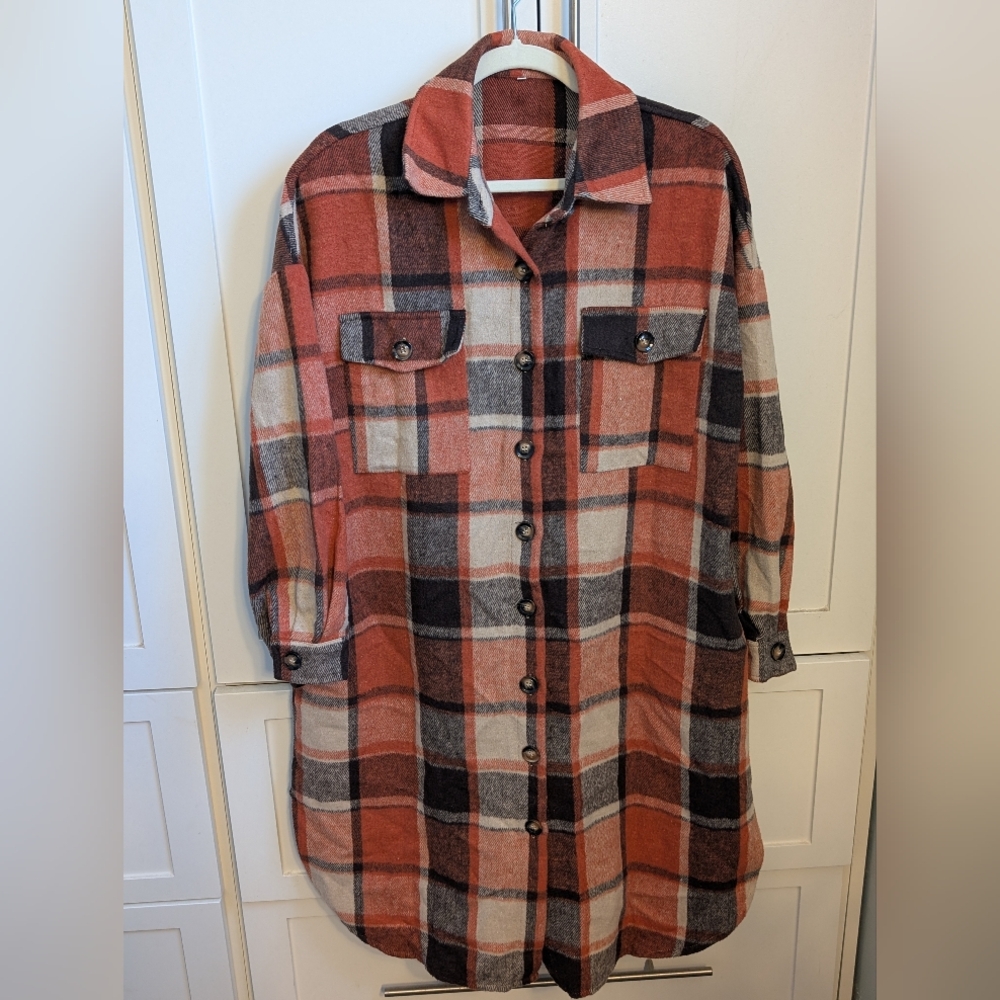 Red Plaid Shacket